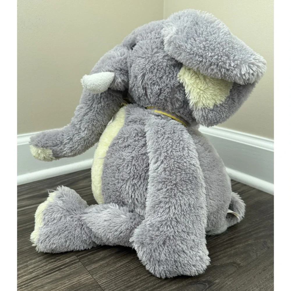 Vintage 2004 Animal Adventure Gray Elephant Sitting Stuffed Toy‎ Plush Soft Cozy
